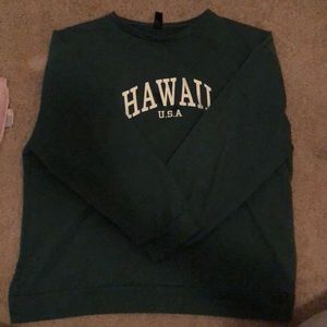 Green Hawaii U.S.A sweatshirt